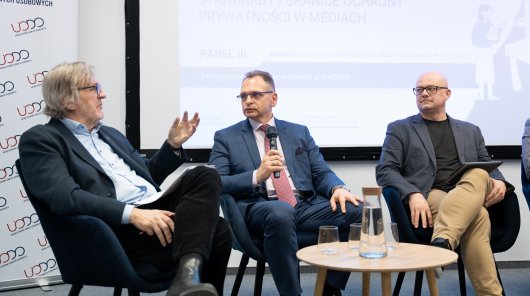 Konferencja „Dane osobowe na antenie – standardy i granice ochrony prywatności w mediach”, zorganizowana przez Prezesa UODO oraz Społeczny Zespół Ekspertów przy Prezesie UODO