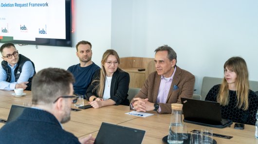 Zdęcie ze spotkania przedstawicieli UODO z przedstawicielami IAB Polska oraz IAB TECH LAB